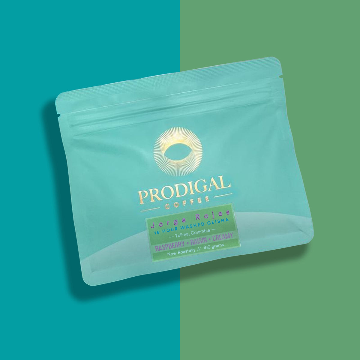 Prodigal Coffee Jorge Rojas 16-Hour Gesha bag