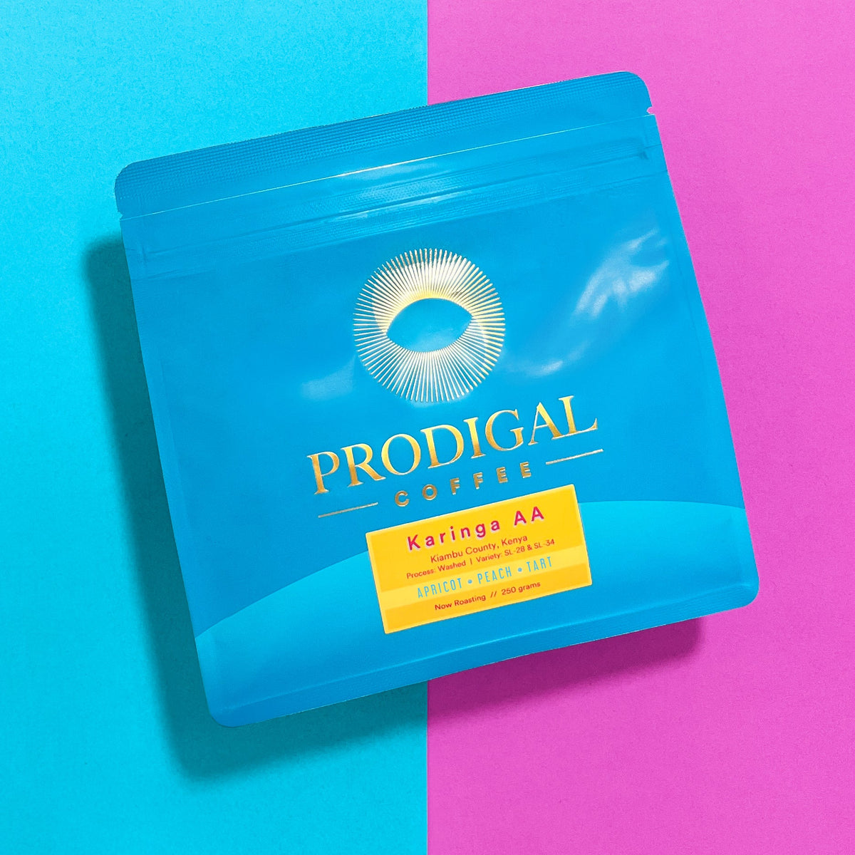 Prodigal Coffee Karinga AA Freezer Reserve bag