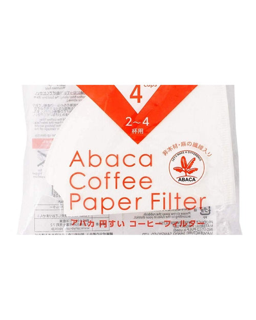 CAFEC Abaca cone filters AC4-100W, 100 sheets