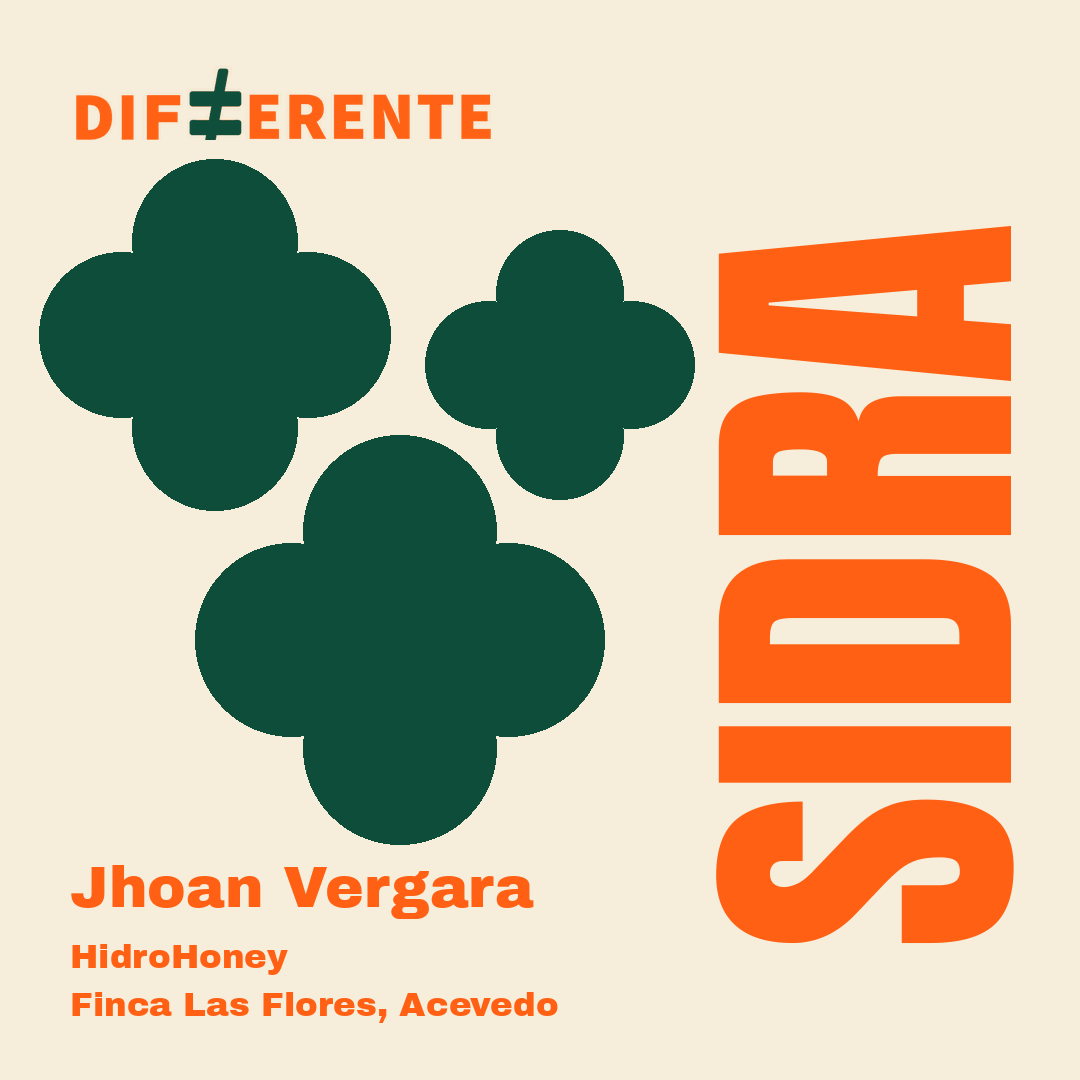Jhoan Vergara Sidra HidroHoney, Differente Coffee