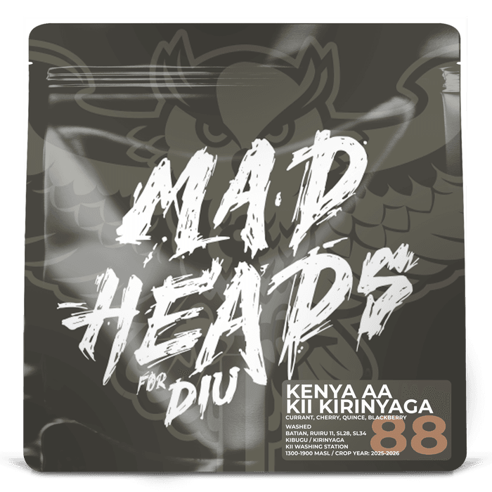 Mad Heads Kii Kirinyaga AA 250g bag