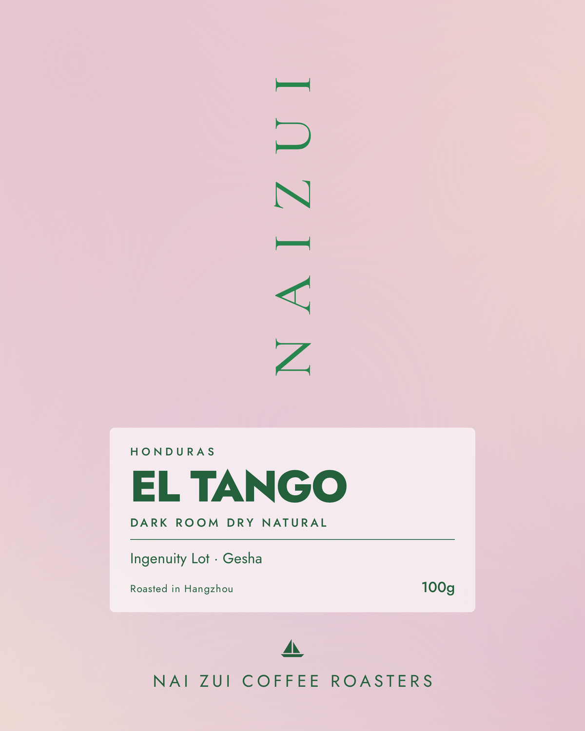 El Tango, Nai Zui Coffee Roasters, 100g