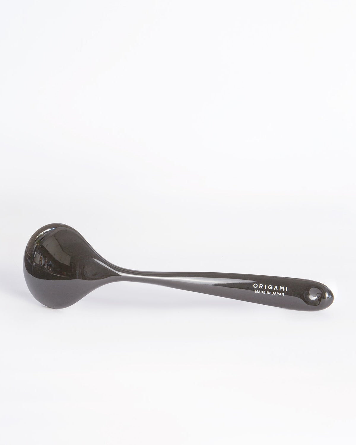 Origami cupping spoon in black