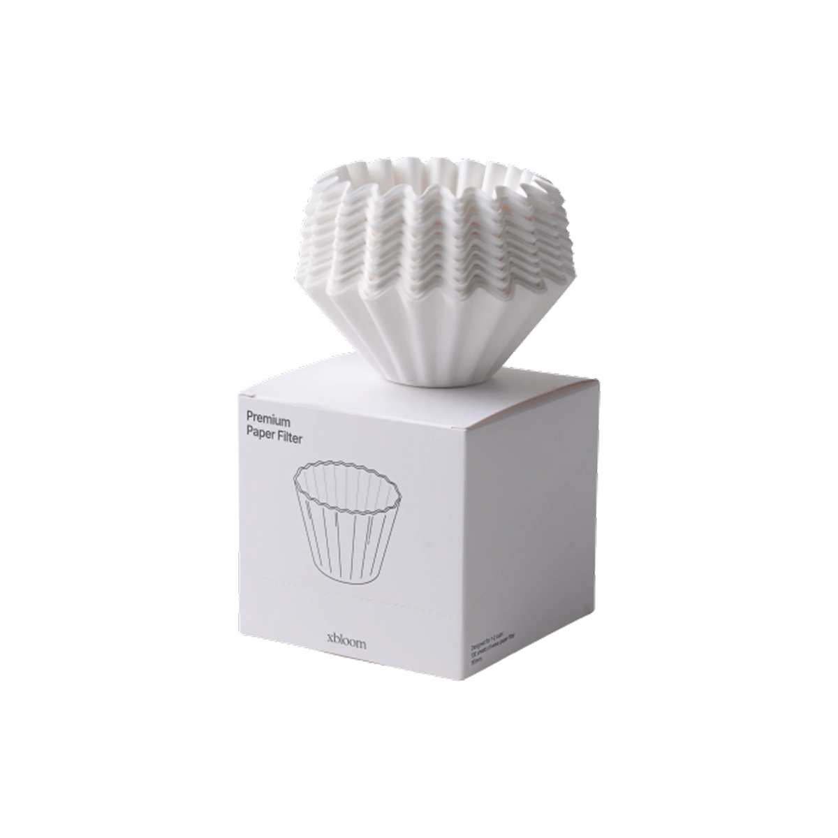 xBloom premium flat-bottom paper filters